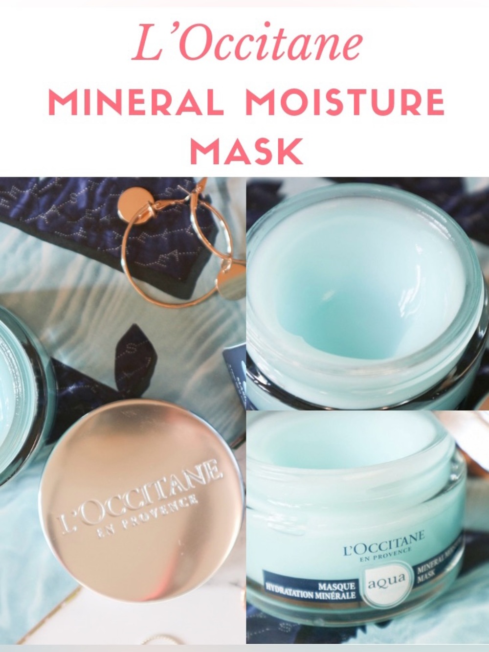 L'OCCITANE Aqua Réotier Mineral Moisture Mask 2.7 oz / 75 ml - Picture 3 of 6